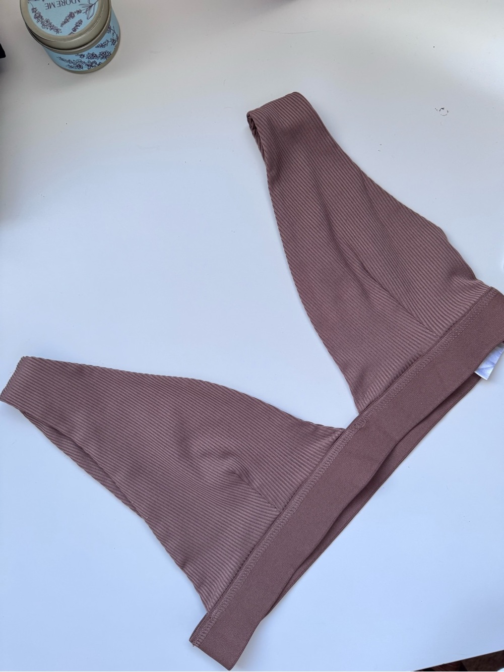 Rivir Mauve Triangle Bralette